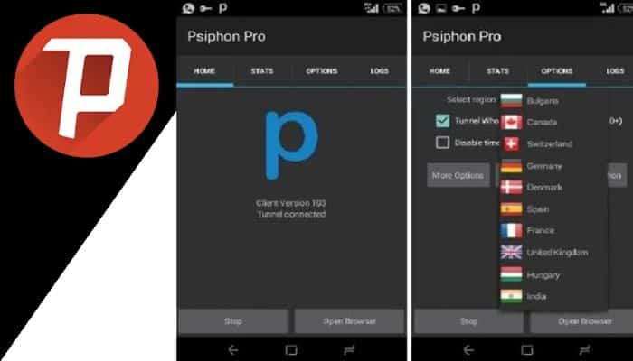 Psiphon Pro Mod APK screenshot