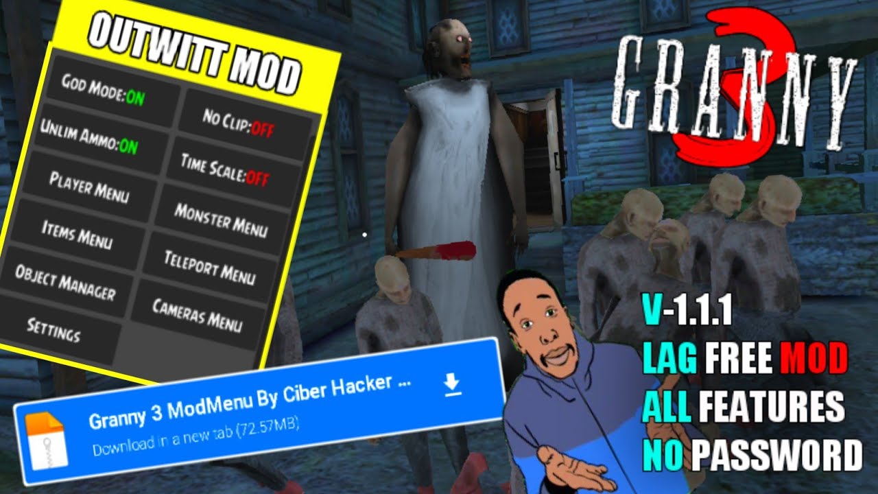 Granny 3 MOD Menu screenshot