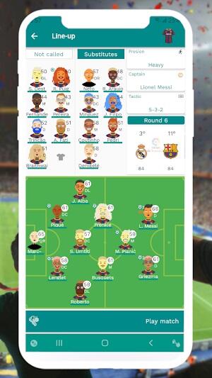 Superkickoff Mod APK gameplay screenshot