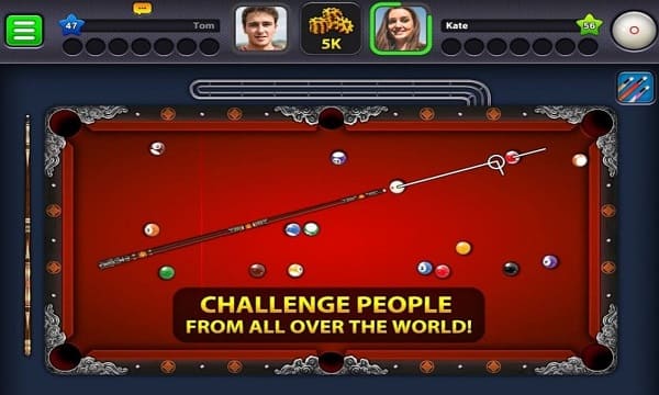 Snake aim tool for 8 ball pool 