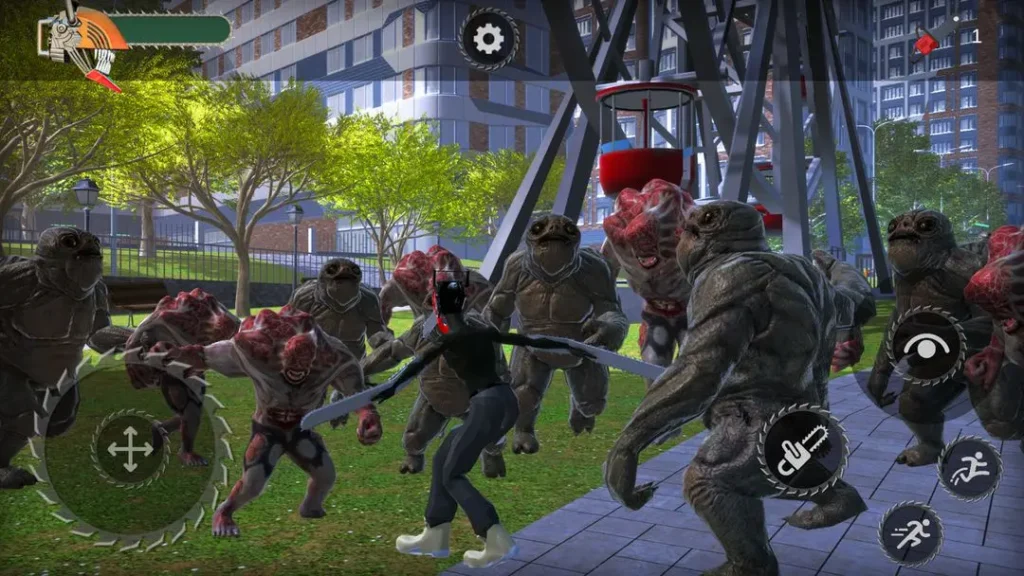 Chainsaw Man mod APK graphics screenshot