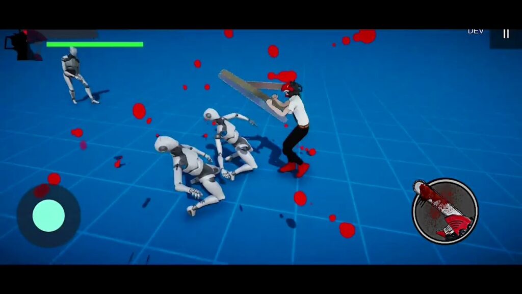Chainsaw Man mod APK combat moves screenshot