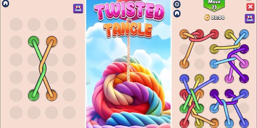 Twisted Tangle Mod APK banner