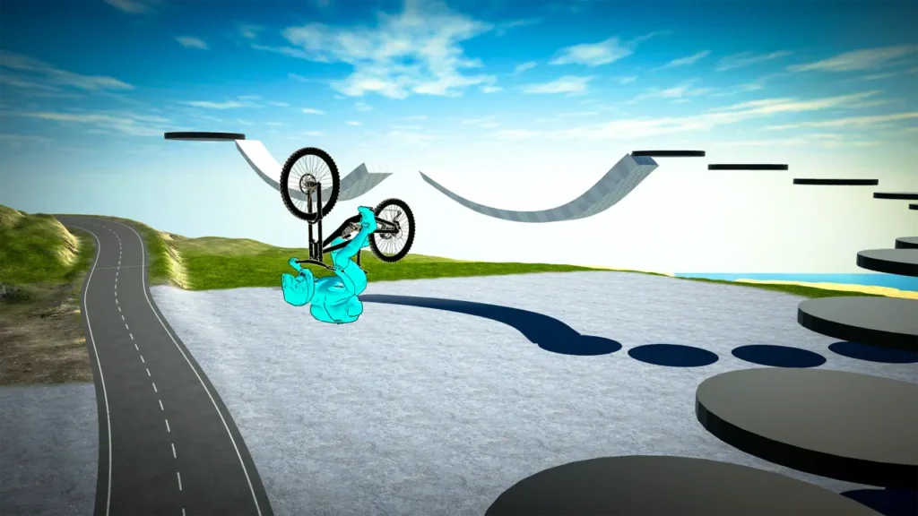 Bicycle Extreme Rider 3D Mod APK  graphics screenshot