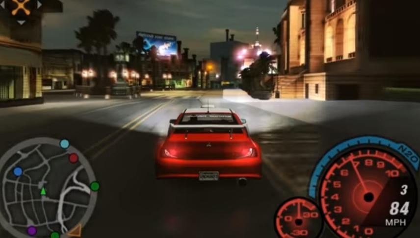 NFS Underground 2 APK gameplay screenshot