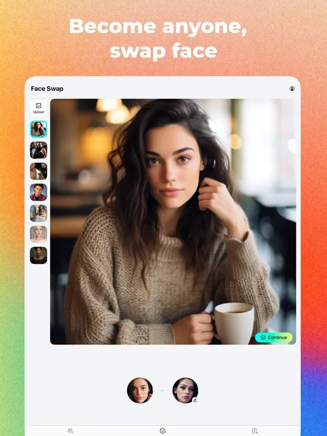 Pica AI APK face swap screenshot