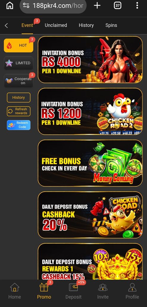 188PKR Game Download (Latest Version) 2026 2 188pkr game features and rewards screenshot