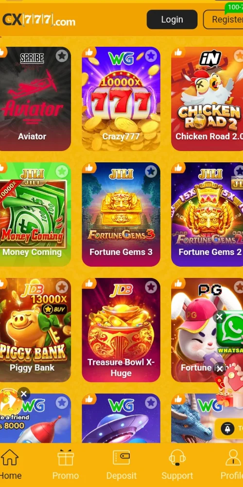 CX777 game banner image