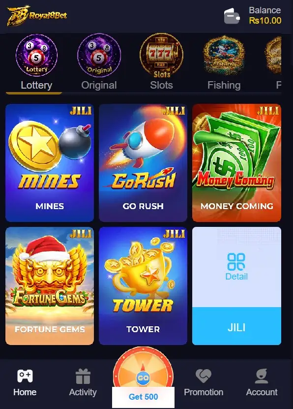 Royal 8 Bet Game APK Download - Earn Real Cash in PKR 2 available games in royal 8 bet game