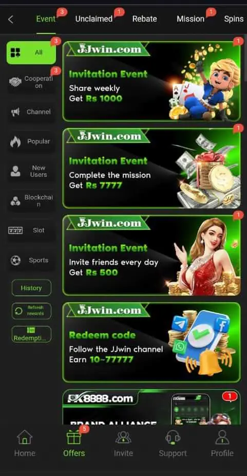 JJWin Game Download Latest Version - Earn Real Money 2 jjwin game bonus screenshot