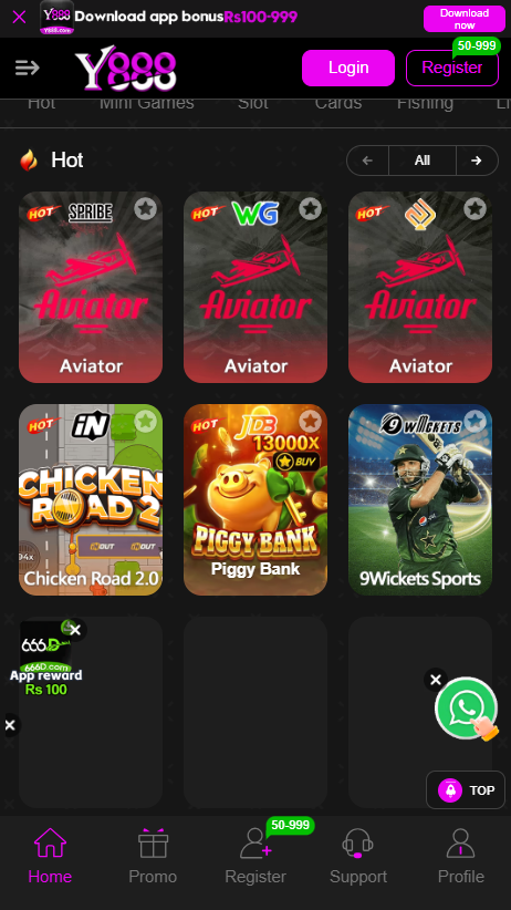 y888 game screenshot